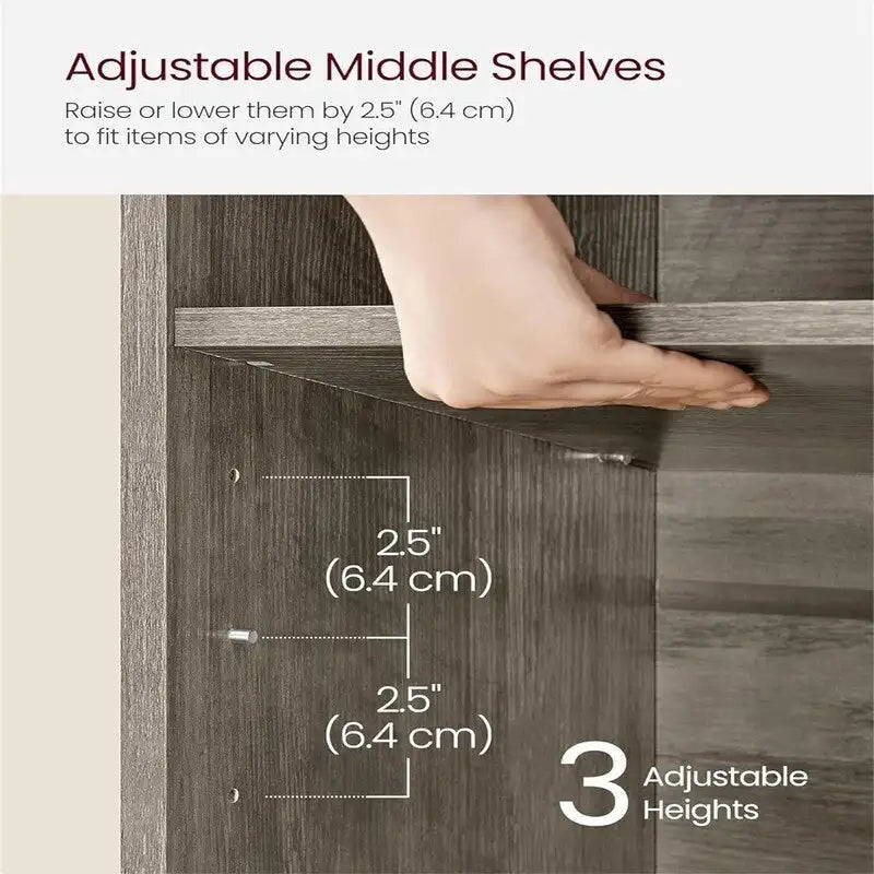 Shoe Storage Bench - 11.8"D x 34.2"W x 18.9"H