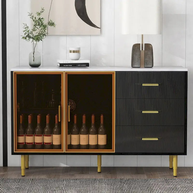 MDF Sideboard Buffet Cabinet
