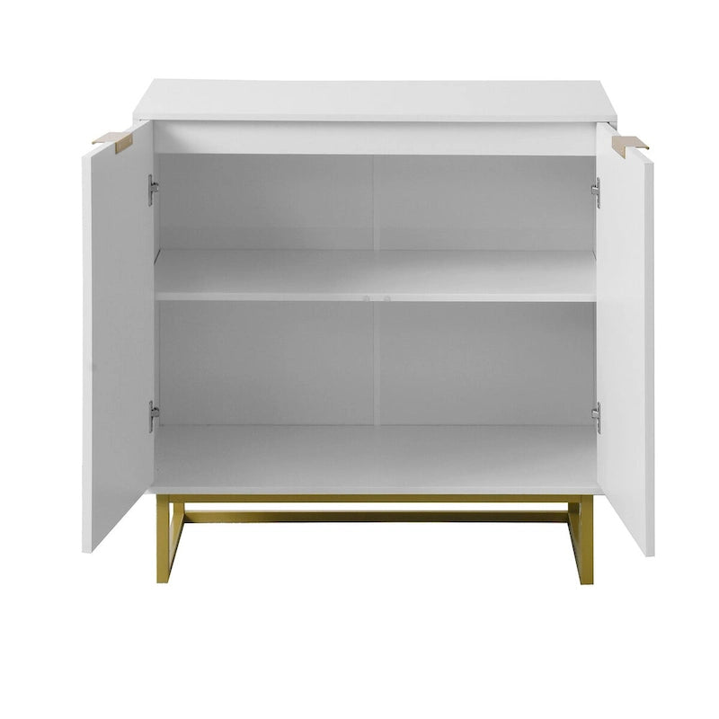 2-Door Buffet Sideboard Cabinet with Adjustable Shelf