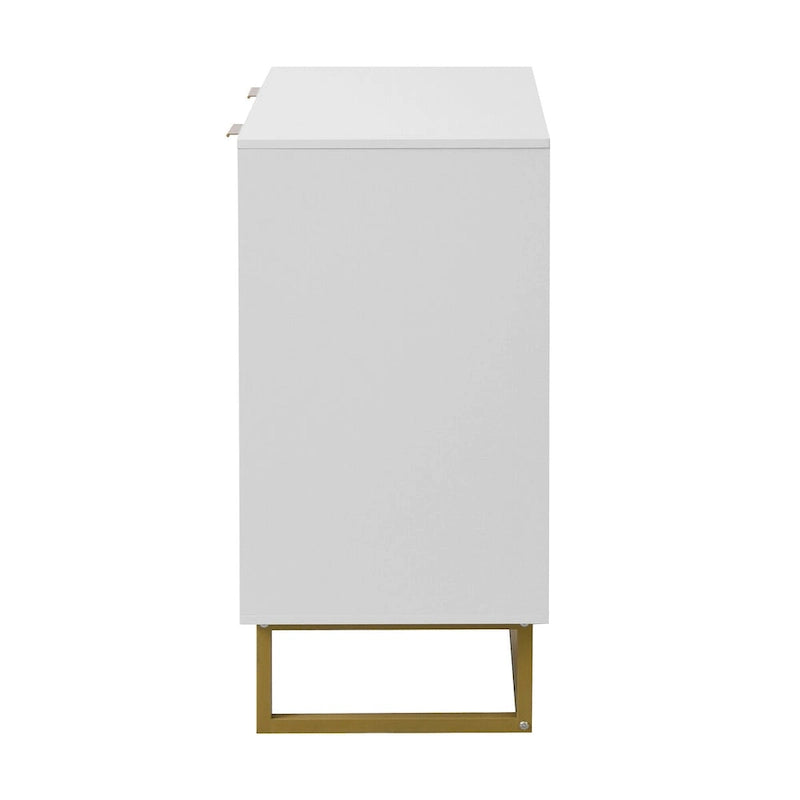 2-Door Buffet Sideboard Cabinet with Adjustable Shelf