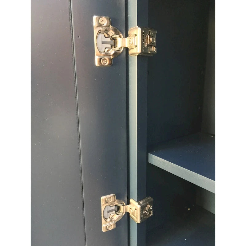 Blue Bathroom Wall Cabinet - 21x26