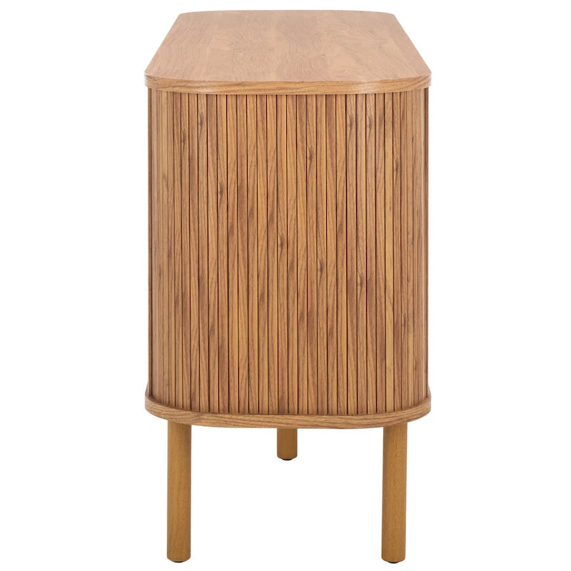 2 Tambour Door Sideboard / Media Stand 63Wx18Dx32H